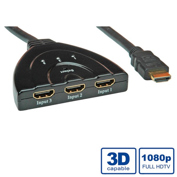EAN 7611990190515 - VALUE HDMI Switch, Automatic, 3-way imagen 2