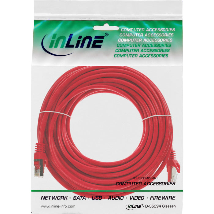 EAN 4043718008230 - InLine 72575R cable de red Rojo 7,5 m Cat5e SF/UTP (S-FTP) imagen 3