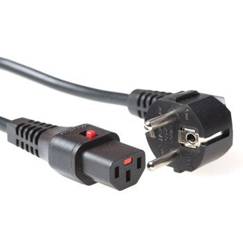 EAN 8716065262292 - ACT 3.0m Schuko CEE 7/7 - C13, M/F Negro 3 m CEE7/7 C13 acoplador imagen 1
