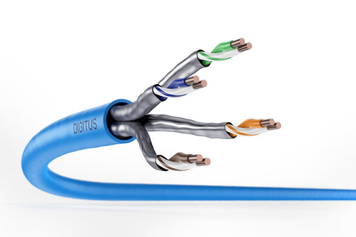 EAN 4016032441823 - Digitus DK-1626-A-VH-1 cable de red Azul 100 m Cat6a U/FTP (STP) Alrededor imagen 2