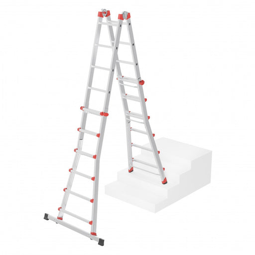 EAN 4007126025241 - Hailo M80 Escalera de extensión Plata imagen 2