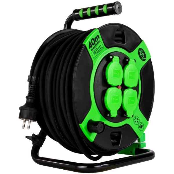 EAN 4006341137388 - REV 10217412 base múltiple 40 m 4 salidas AC Interior / exterior Negro, Verde imagen 4