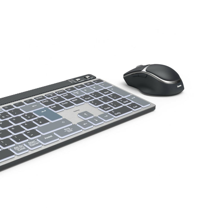 EAN 4047443520517 - Hama WKM-750 teclado Ratón incluido Hogar / Oficina Bluetooth QWERTZ Alemán Antracita, Negro, Azul imagen 8