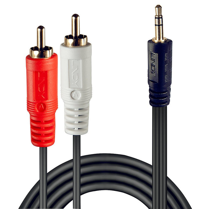 EAN 4002888356817 - Lindy 35681 cable de audio 2 m 3,5mm 2 x RCA Negro, Rojo, Blanco imagen 2