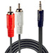 EAN 4002888356831 - Lindy 35683 cable de audio 5 m 2 x RCA 3,5mm Negro imagen 2