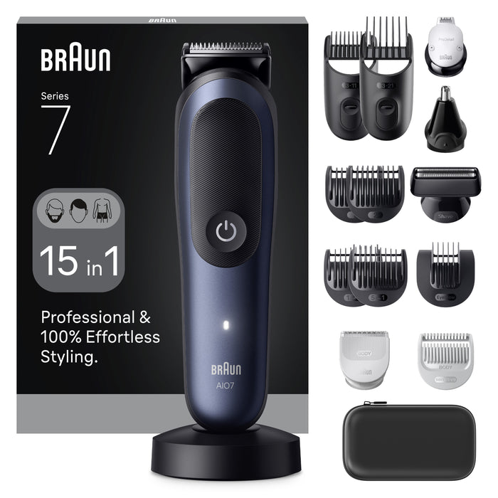 EAN 8700216429023 - Braun 80789909 cortadora de pelo y maquinilla Azul oscuro 21 Ión de litio imagen 1
