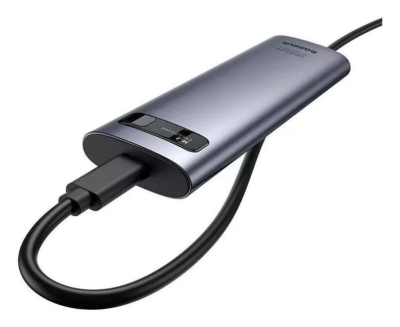 EAN 6932172658335 - Baseus B00760600811-01 caja para disco duro externo Caja externa para unidad de estado sólido (SSD) Gris  imagen 4