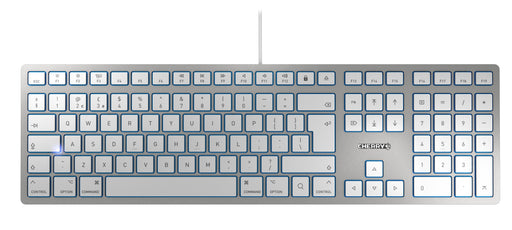 EAN 4025112088711 - CHERRY KC 6000 SLIM FOR MAC teclado Oficina USB QWERTY Inglés del Reino Unido Plata imagen 1