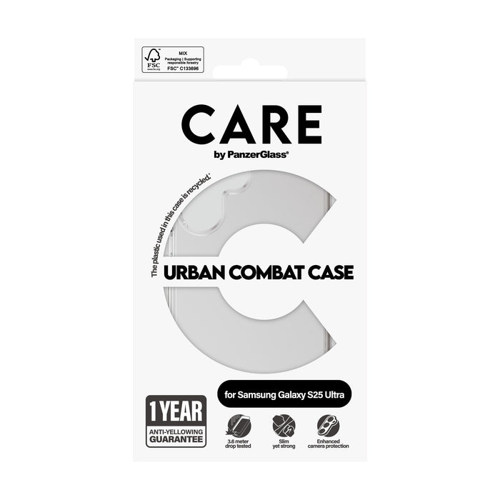 EAN 5715685016905 - PanzerGlass CARE™ by ® Urban Combat Case Transparent Samsung Galaxy S25 Ultra funda para teléfono móvil T imagen 3