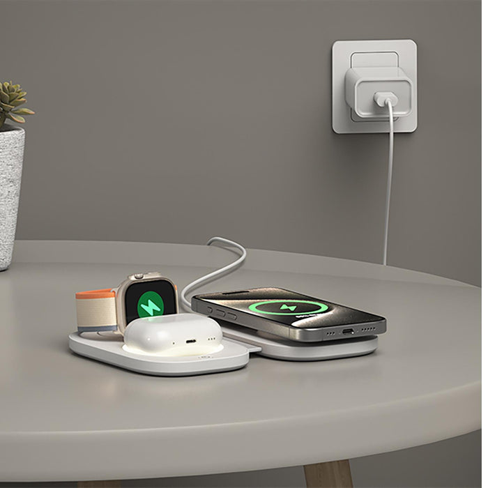 EAN 8021735221951 - Celly MAGPOCKET3IN1WH cargador de dispositivo móvil Auriculares, Smartphone, Reloj inteligente Blanco USB imagen 8