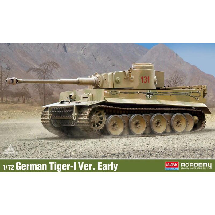 Academy Tanks Tiger 1    Ver. Early 1/72