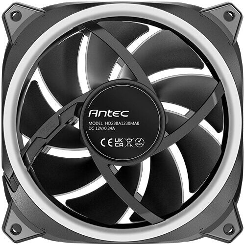 EAN 761345777735 - Antec Neo Prizm T3 120 ARGB_3PK Carcasa del ordenador Ventilador 12 cm Negro 3 pieza(s) imagen 1