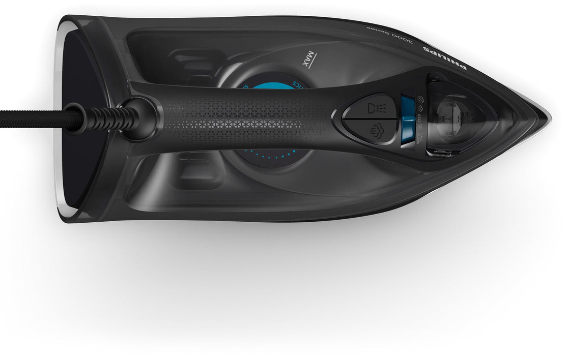 EAN 8720389003080 - Philips 3000 series DST3041/80 plancha Plancha a vapor Suela de cerámica 2600 W Negro imagen 2