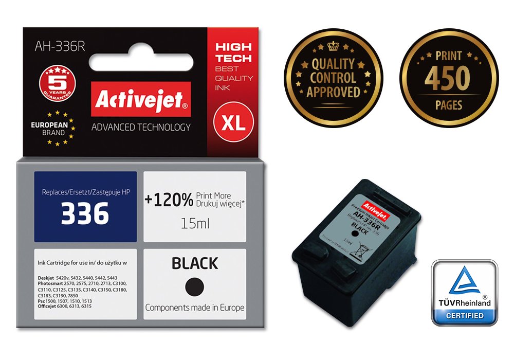 EAN 5904356288134 - Activejet AH-336R cartucho de tinta 1 pieza(s) Compatible Alto rendimiento (XL) imagen 1