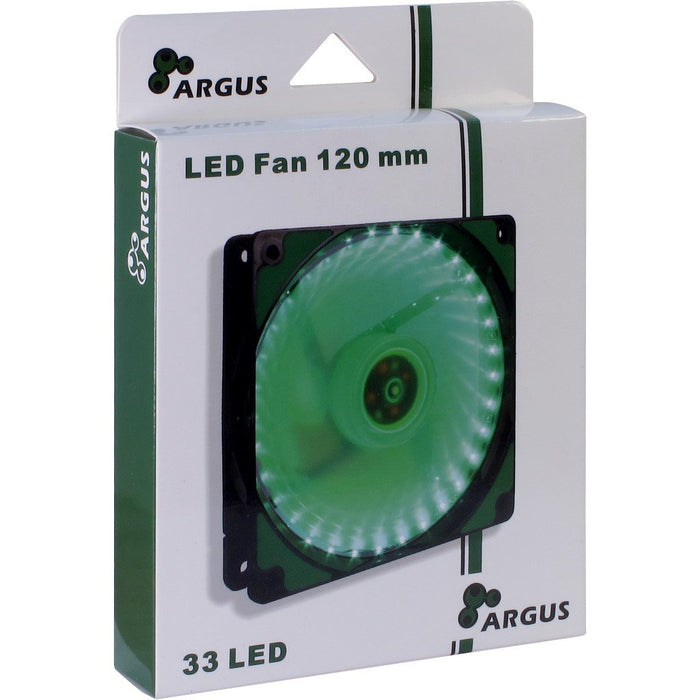 EAN 4260455642064 - Inter-Tech L-12025 Carcasa del ordenador Ventilador 12 cm Negro, Verde imagen 4