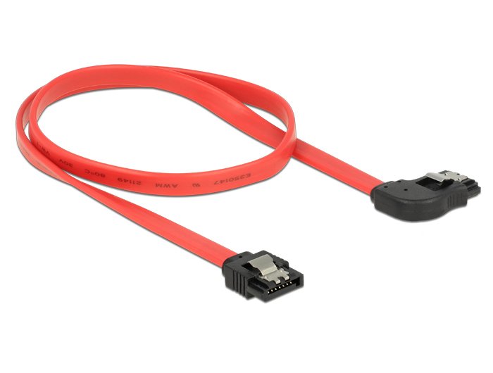 EAN 4043619839698 - DeLOCK 83969 cable de SATA 0,5 m SATA 7-pin Negro, Rojo imagen 2