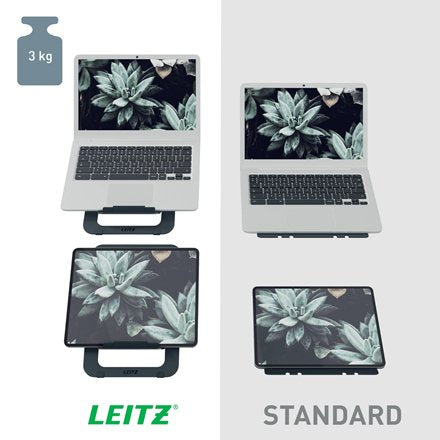 EAN 4002432138333 - Leitz 63460089 soporte para ordenador portátil Soporte con doble brazo articulado para ordenador portátil imagen 4