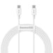 EAN 6953156208452 - Baseus Superior cable USB USB 2.0 1 m USB C Blanco imagen 1