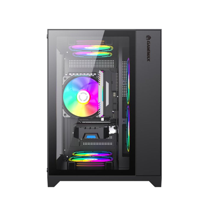 EAN 6931858775359 - GameMax Infinity Mini BK Micro Torre Negro imagen 2