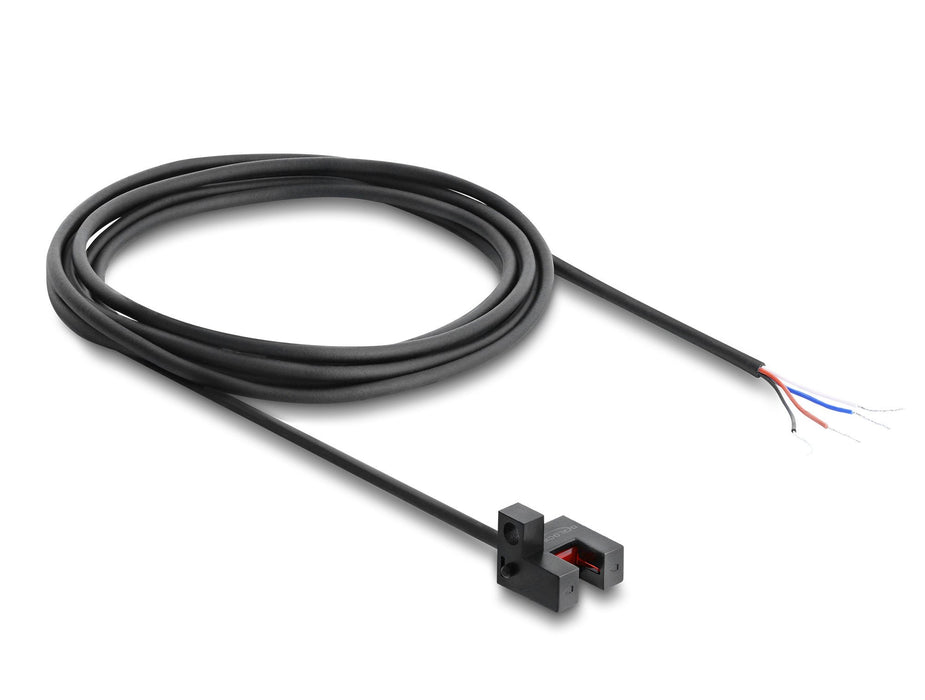 EAN 4043619918706 - DeLOCK 91870 sensor fotoeléctrico Negro Policarbonato (PC), Acrilonitrilo butadieno estireno (ABS) imagen 2