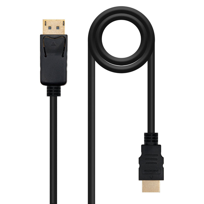 EAN 8433281008649 - Nanocable 10.15.4302 adaptador de cable de vídeo 2 m HDMI tipo A (Estándar) imagen 1
