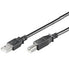 EAN 4040849951299 - Goobay 0.25m USB 2.0 A/B cable USB 0,25 m USB A USB B 0,48 Gbit/s Negro imagen 1