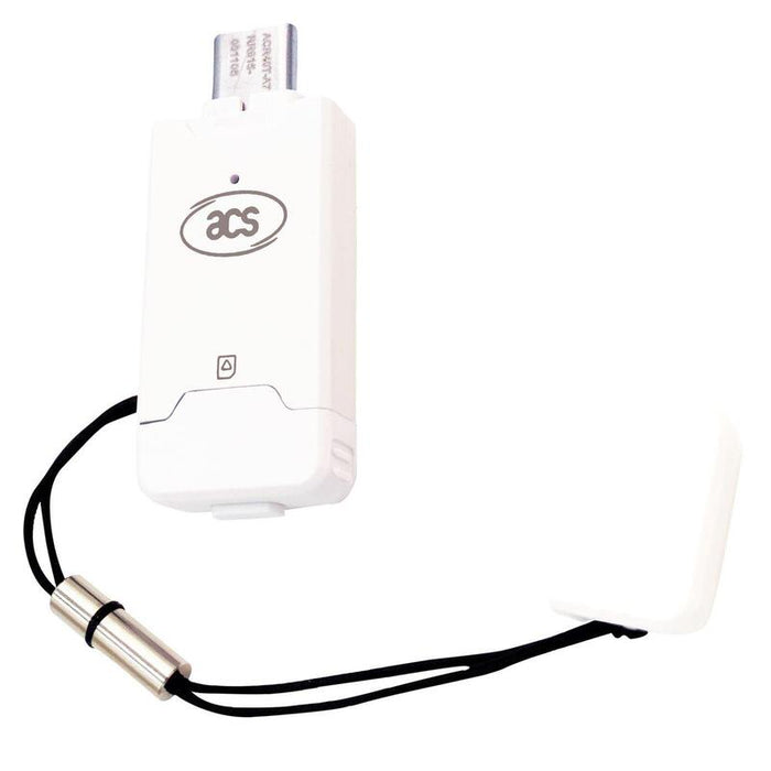 Acr40t Type-C Usb Sim-Sized - Smart Card Reader [Built-In - Button And Loop String Included] - Warranty: 12m