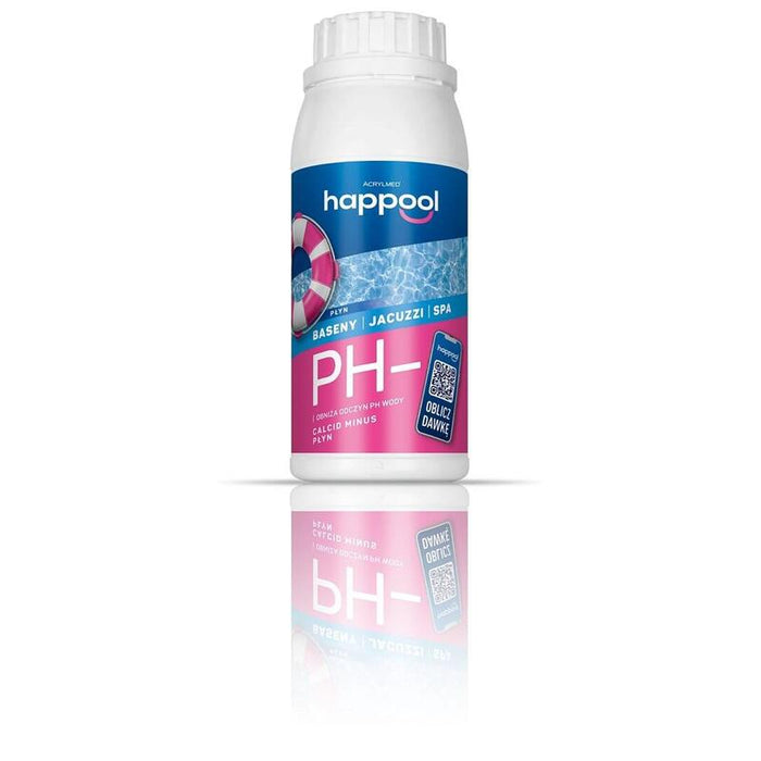 Acrylmed Calcid Minus Líquido Para Reducir El Ph Del Agua De La Piscina, 0,5 L