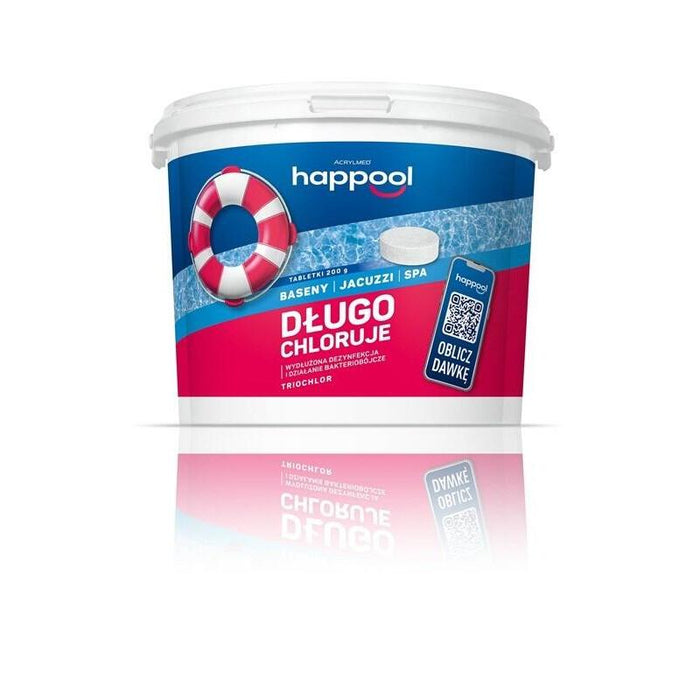Acrylmed Triochlor Pastillas De Cloro De Acción Prolongada, 200 G / 3 Kg
