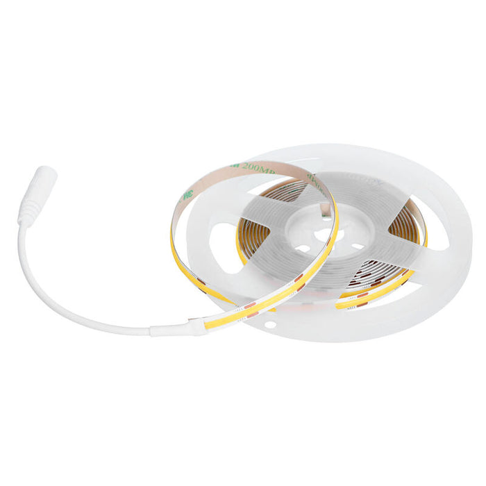 Activejet Aje-Cob Tira De Led 3m Con Fuente De Alimentación, Cálido Ip20