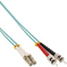 EAN 4043718248612 - InLine 88504O Cable de fibra óptica e InfiniBand 0,5 m LC ST Turquesa, Color aguamarina imagen 1