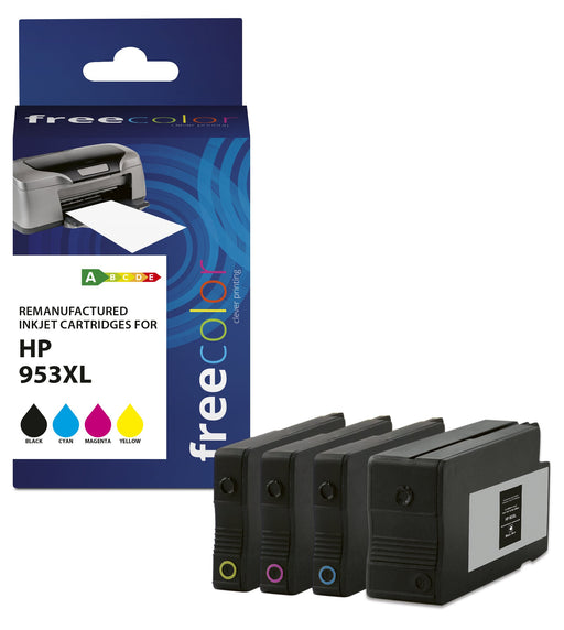 EAN 3112539919146 - Freecolor K10452F7 cartucho de tinta 4 pieza(s) Compatible High (L) Yield Negro, Cian, Magenta, Amarillo imagen 1