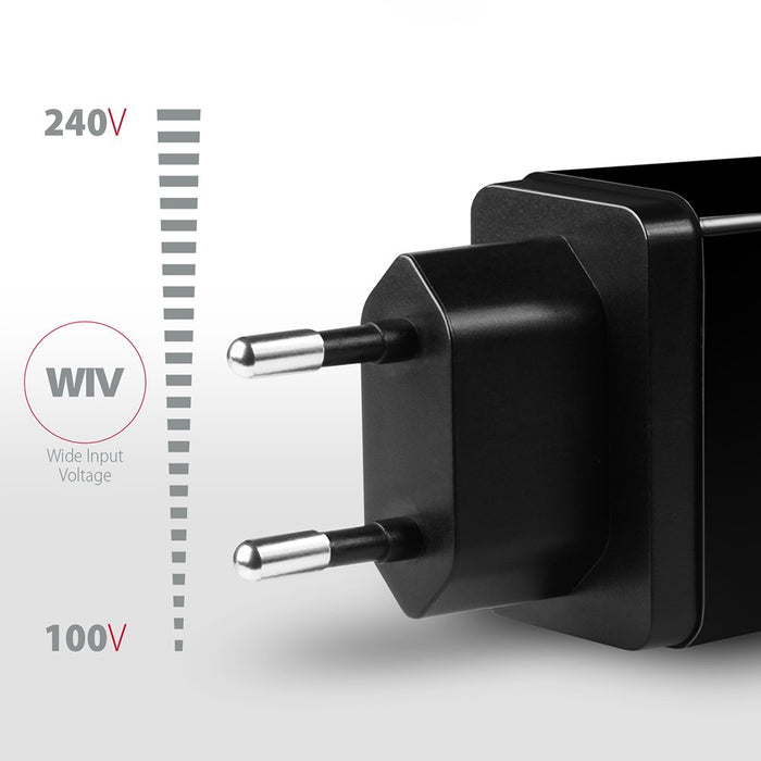 EAN 8595247905857 - Axagon ACU-QS24 cargador de dispositivo móvil Smartphone Negro Corriente alterna Carga rápida Interior imagen 6
