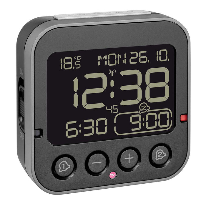 EAN 4009816033048 - TFA-Dostmann BINGO 2.0 Reloj despertador digital Negro imagen 1