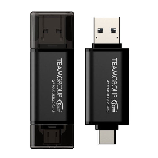 EAN 4711430803616 - Team Group X1 MAX unidad flash USB 256 GB USB Type-A / USB Type-C 3.2 Gen 2 (3.1 Gen 2) Negro imagen 2