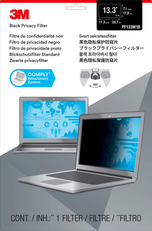 EAN 51128787151 - 3M 7000013835 filtro para monitor 33,8 cm (13.3") Portátil Filtro de privacidad para pantallas sin marco imagen 2