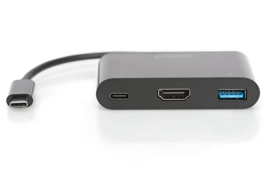 EAN 4016032447498 - Digitus DA-70855 base para portátil y replicador de puertos USB 3.2 Gen 1 (3.1 Gen 1) Type-C Negro imagen 5