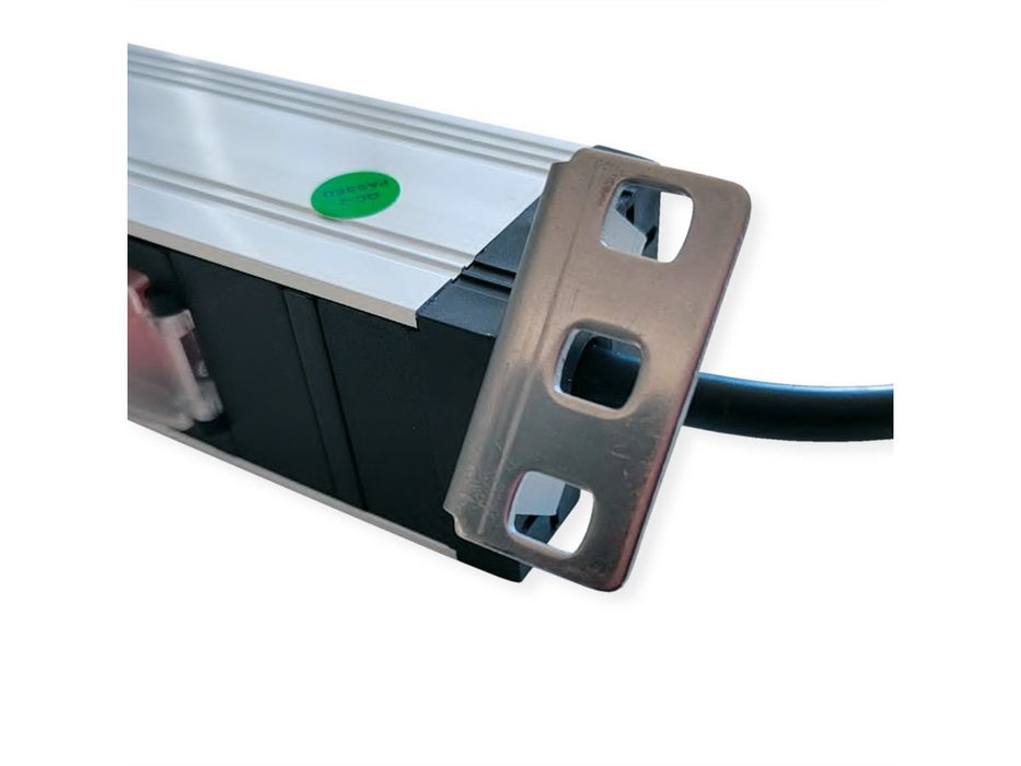 EAN 7630049628984 - VALUE 19.99.1637 unidad de distribución de energía (PDU) 7 salidas AC 1U Aluminio, Negro imagen 12