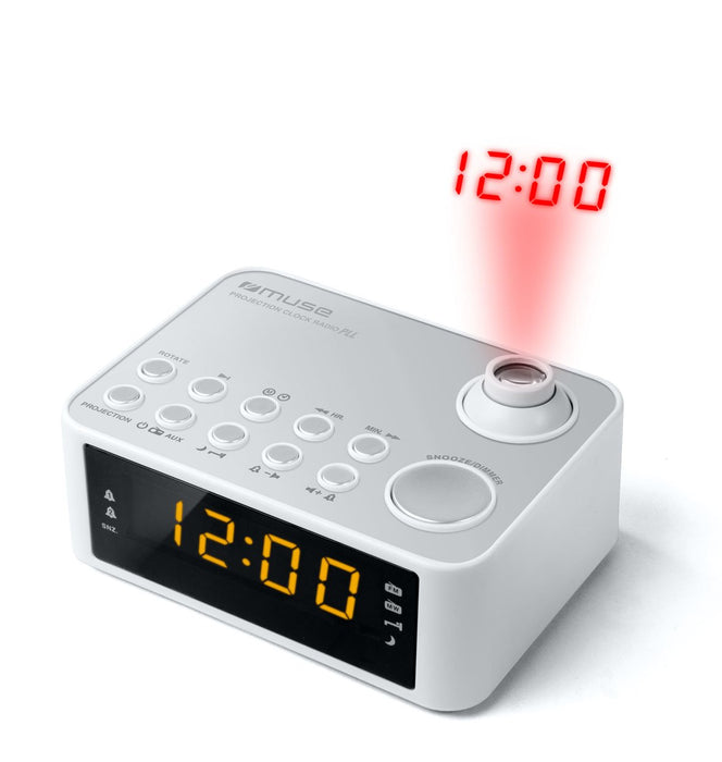 EAN 3700460203542 - Muse M-178 PW Reloj Digital Plata, Blanco imagen 1