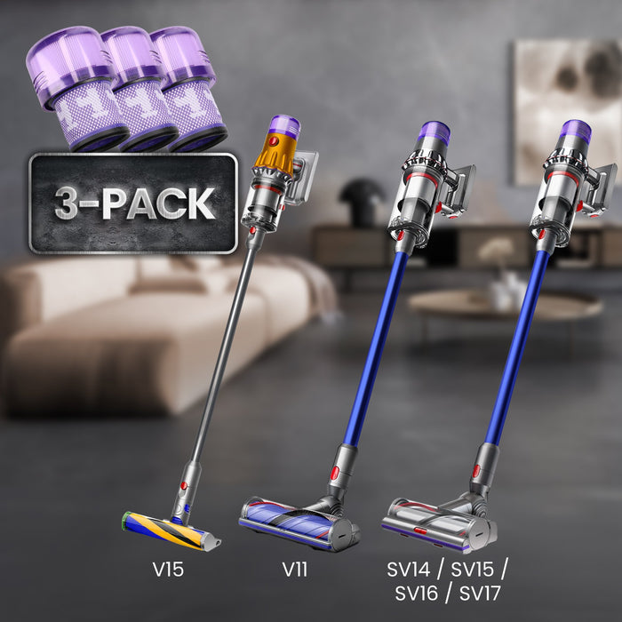 EAN 5907207223100 - Extralink FILTRY DO ODKURZACZY 3 PCS DYSON V11/SV14/SV15/SV16/SV17 STICK Filtro Aspiradora sin cables imagen 8