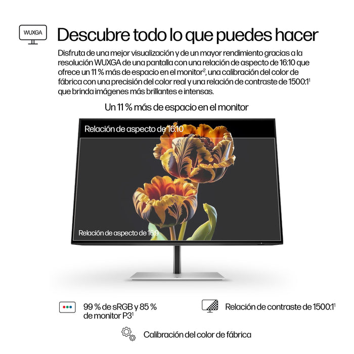 EAN 5715063476161 - HP Series 7 Pro 24 inch WUXGA Monitor - 724pn pantalla para PC 61 cm (24") 1920 x 1200 Pixeles LCD Plata imagen 7