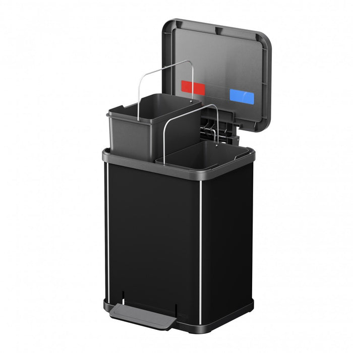 EAN 4007126016164 - Hailo Öko duo plus M 18 L Rectangular Acero Negro imagen 2