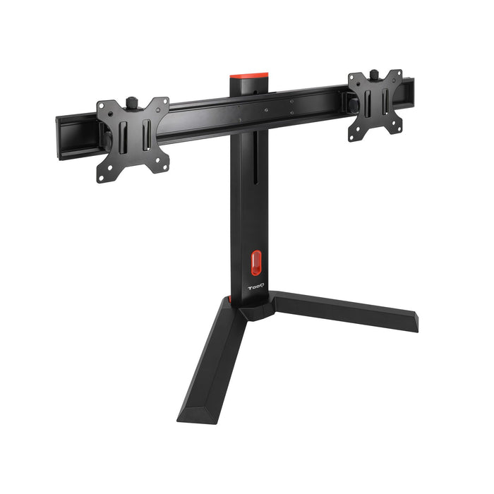 EAN 8433281009745 - TooQ DB1402TN-B soporte para monitor 68,6 cm (27") Escritorio Negro, Rojo imagen 1