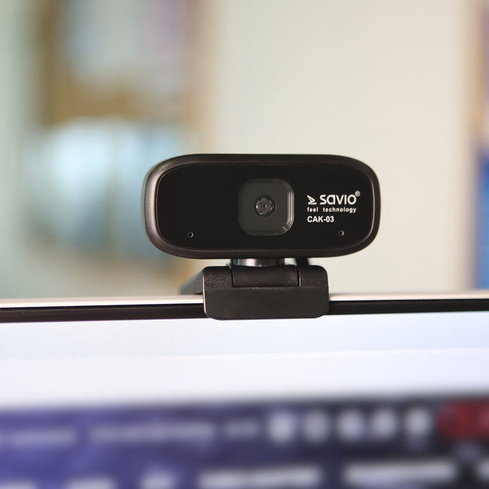 EAN 5901986046516 - Savio CAK-03 - Webcam - farve - 1280 x 720 - audio - USB - AVI cámara web 2000000 MP 0 x 0 Pixeles USB 2. imagen 11