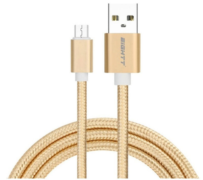 EAN 8425402170878 - Eightt ECM-1G cable USB USB 2.0 1 m USB A Micro-USB B Oro imagen 1