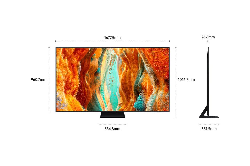 EAN 8806095973517 - Samsung TQ75QN70FAU 190,5 cm (75") 4K Ultra HD Smart TV Wifi Negro imagen 4