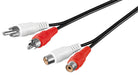 EAN 4040849500251 - Goobay 50025 cable de audio 1,5 m 2 x RCA Negro imagen 1