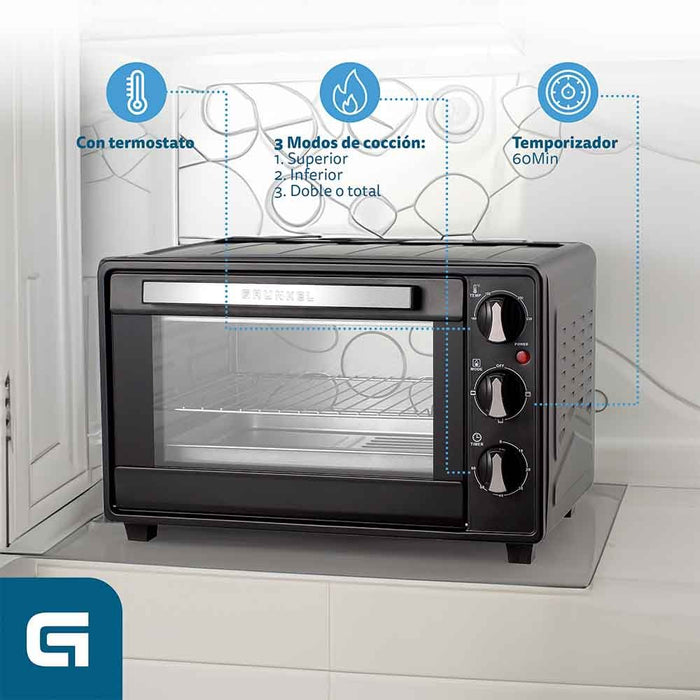 EAN 8426156016016 - Grunkel HR-23SILVER horno tostador 23 L 1600 W Acero inoxidable imagen 2