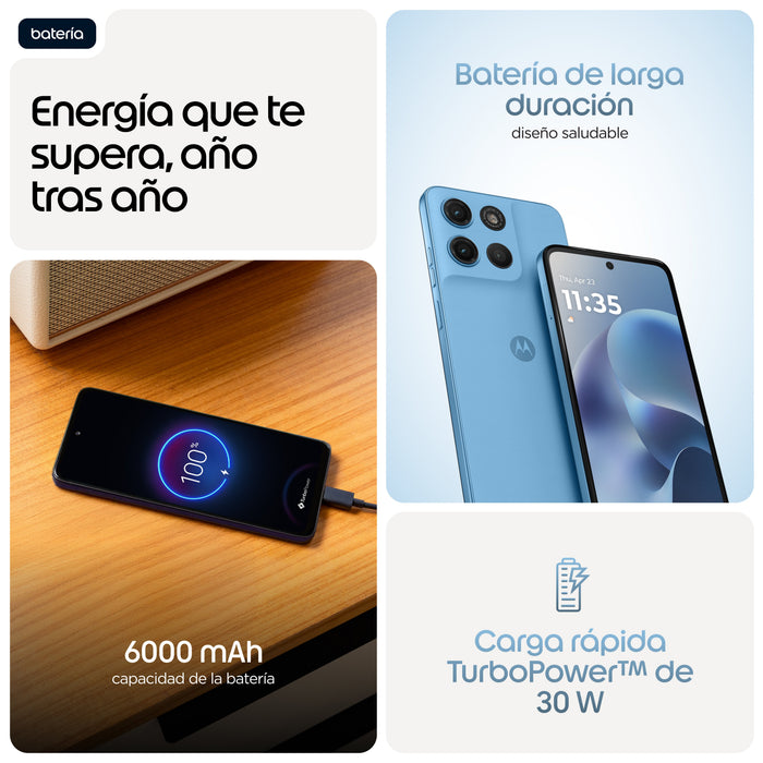 EAN 0840493624433 - Motorola moto g17 power 17,1 cm (6.72") Ranura híbrida Dual SIM Android 15 USB Tipo C 4 GB 256 GB 6000 mA imagen 6