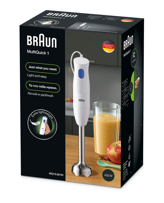 EAN 8021098002303 - Braun MultiQuick 1 MQ10.001M 0,6 L Batidora de inmersión 450 W Azul, Blanco imagen 6